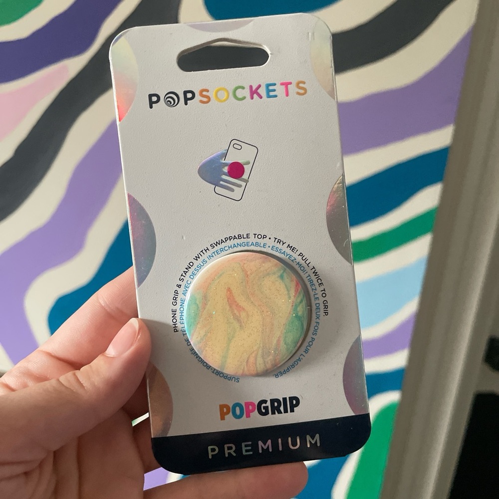 Colorful PopSocket PopGrip Phone Accessory